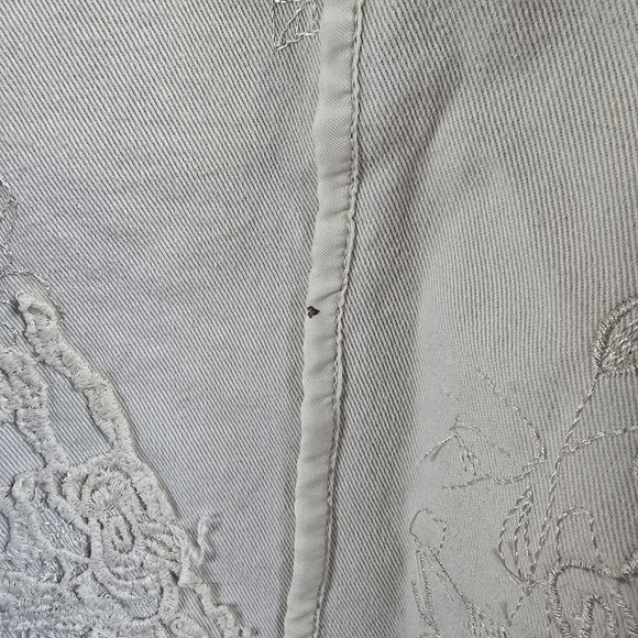 Laura Ashley Embroidered Cotton Jean Jacket - Picture 13 of 16